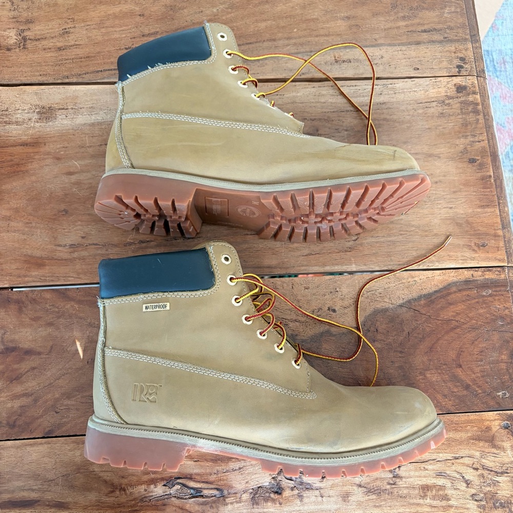 Rugged Outback Men’s Size 14 US Beige Work Boots - Picture 2 of 16